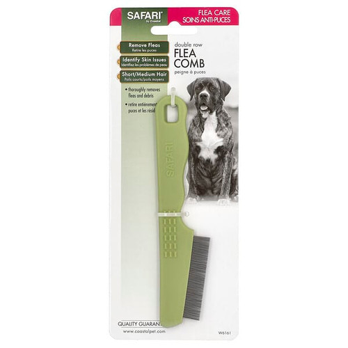 <img alt="Safari, Double Row Flea Comb for Dogs, 1 Comb" title="Safari, Double Row Flea Comb for Dogs, 1 Comb,076484513077"