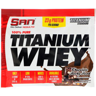 SAN Nutrition, 100% Pure Titanium Whey, Chocolate Rocky Road, 1.07 oz (30.24 g)