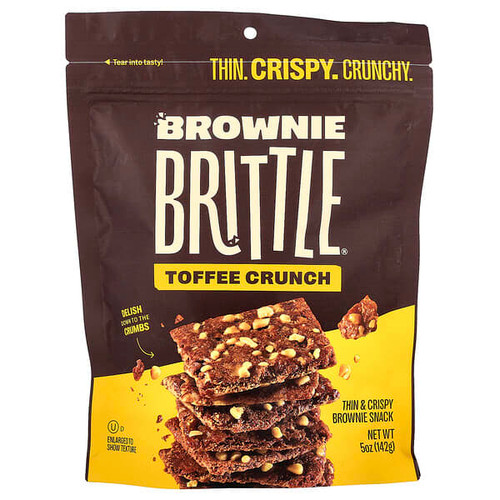 <img alt="Sheila Gs, Brownie Brittle, Toffee Crunch, 5 oz (142 g)" title="Sheila Gs, Brownie Brittle, Toffee Crunch, 5 oz (142 g),711747012446"