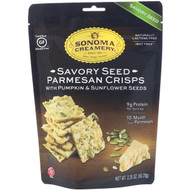 Sonoma Creamery, Parmesan Crisps, Savory Seed, 2.25 oz (63.78 g)