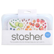<img alt="Stasher, Reusable Silicone Food Bag, Snack Size, Clear, 12 fl oz (355 ml)" title="Stasher, Reusable Silicone Food Bag, Snack Size, Clear, 12 fl oz (355 ml),816990012752"