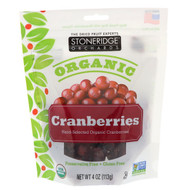 3 PACK OF Stoneridge Orchards, Organic Cranberries, 4 oz (113 g)
