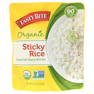 3 PACK of Tasty Bite Organic Sticky White Rice - Microwave Pouch -- 8.8 oz