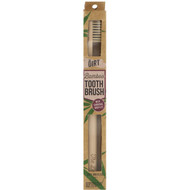 3 PACK OF The Dirt, Bamboo Toothbrush with Charcoal Bristles, 1 Adult Toothbrush