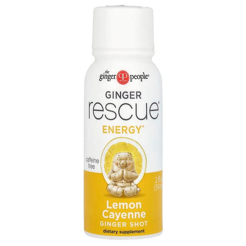 <img alt="3 PACK of The Ginger People, Ginger Rescue Shot, Lemon Cayenne, 2 fl oz (59 ml)" title="3 PACK of The Ginger People, Ginger Rescue Shot, Lemon Cayenne, 2 fl oz (59 ml),734027909212"