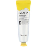 Tony Moly, Painting Therapy Pack, Moisturizing, Yellow Color Cream Clay, 30 g