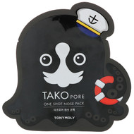 3 PACK OF Tony Moly, Tako Pore, One Shot Nose Pack, 1 Sheet