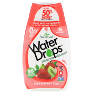 3 PACK OF Wisdom Natural, SweetLeaf, Water Drops, Delicious Stevia Water Enhancer, Strawberry Kiwi, 1.62 fl oz (48 ml)