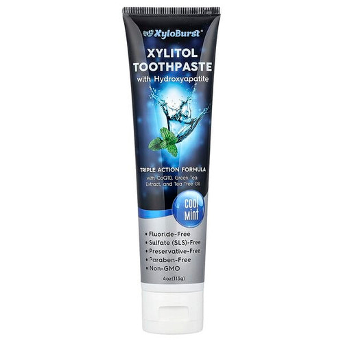 <img alt="Xyloburst, Xylitol Toothpaste with Hydroxyapatite, Cool Mint, 4 oz (113 g)" title="Xyloburst, Xylitol Toothpaste with Hydroxyapatite, Cool Mint, 4 oz (113 g),892327002337"
