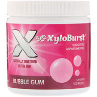 Xyloburst, Xylitol Chewing Gum, Bubble Gum, 100 Pieces, 5.29 oz (150 g)