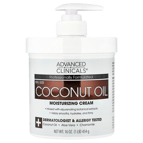 <img alt="Advanced Clinicals, Coconut Oil Moisturizing Cream, 16 oz (454 g)" title="Advanced Clinicals, Coconut Oil Moisturizing Cream, 16 oz (454 g),819265005756"