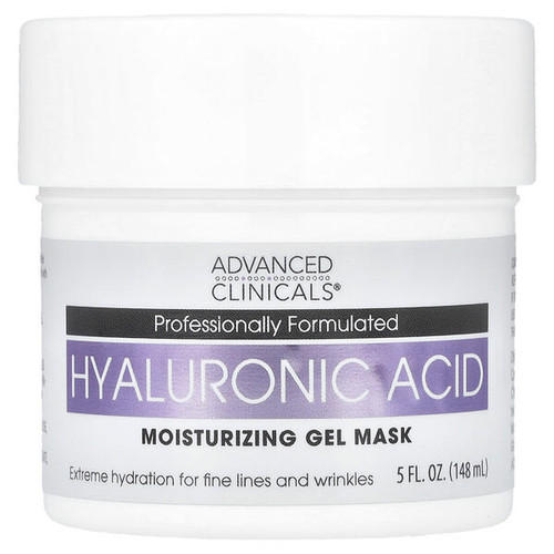 <img alt="Advanced Clinicals, Hyaluronic Acid, Moisturizing Gel Beauty Mask, 5 fl oz (148 ml)" title="Advanced Clinicals, Hyaluronic Acid, Moisturizing Gel Beauty Mask, 5 fl oz (148 ml),819265009716"