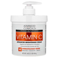 <img alt="Advanced Clinicals, Vitamin C, Advanced Brightening Cream, 16 oz (454 g)" title="Advanced Clinicals, Vitamin C, Advanced Brightening Cream, 16 oz (454 g),819265008801"