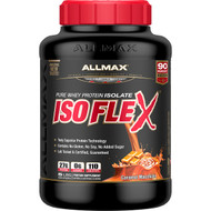 ALLMAX Nutrition, Isoflex, 100% Ultra-Pure Whey Protein Isolate (WPI Ion-Charged Particle Filtration), Caramel Macchiato, 5 lbs (2.27