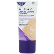 Almay, Smart Shade, Anti-Aging Skintone Matching Makeup, SPF 20, 300 Medium, 1 fl oz (30 ml)