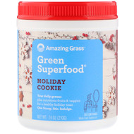 Amazing Grass, Green Superfood, Holiday Cookie, 7.4 oz (210 g)