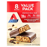 <img alt="Atkins, Protein Meal Bar, Chocolate Peanut Butter, 8 Bars, 2.12 oz (60 g) Each" title="Atkins, Protein Meal Bar, Chocolate Peanut Butter, 8 Bars, 2.12 oz (60 g) Each,637480020848"