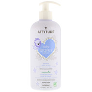 ATTITUDE, Baby Leaves Science, Natural Body Lotion, Almond Milk, 16 fl oz (473 ml)