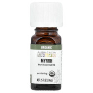 <img alt="Aura Cacia, Pure Essential Oil, Organic Myrrh, 0.25 fl oz (7.4 ml)" title="Aura Cacia, Pure Essential Oil, Organic Myrrh, 0.25 fl oz (7.4 ml),051381908669"