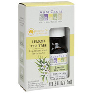 Aura Cacia, Pure Essential Oils, Lemon Tea Tree, .5 fl oz (15 ml)
