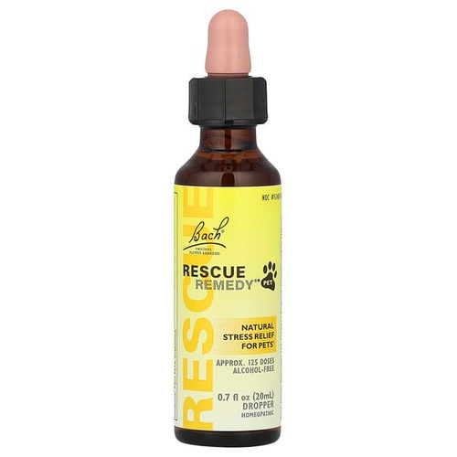 <img alt="Bach, Rescue Remedy Pet, Natural Stress Relief For Pets , 0.7 fl oz (20 ml)" title="Bach, Rescue Remedy Pet, Natural Stress Relief For Pets , 0.7 fl oz (20 ml),741273015314"