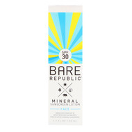 Bare Republic, Mineral Sunscreen Lotion, Face, SPF 30, 1.7 fl oz (50 ml)