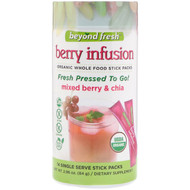 Beyond Fresh, Berry Infusion, Mixed Berry & Chia, 14 Single Serve Stick Packs
