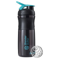 Blender Bottle, BlenderBottle, SportMixer Tritan Grip, Black Teal, 28 oz