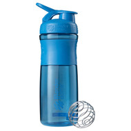 Blender Bottle, BlenderBottle, SportMixer Tritan Grip, Cyan, 28 oz