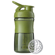 Blender Bottle, BlenderBottle, SportMixer Tritan Grip, Moss Green, 20 oz