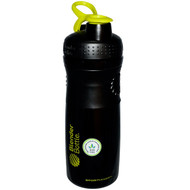 Blender Bottle, SportMixer Blender Bottle, Black/Green, 28 oz