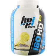 BPI Sports, ISO HD, Isolate & Whey Protein, Vanilla Cookie, 4.9 lbs (2,240 g)