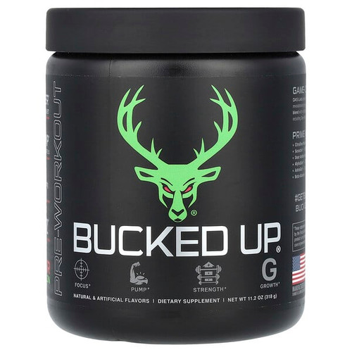 <img alt="Bucked Up, Pre-Workout, Watermelon, 11.2 oz (318 g)" title="Bucked Up, Pre-Workout, Watermelon, 11.2 oz (318 g),851005007002"