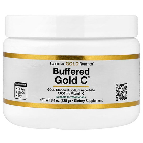 <img alt="California Gold Nutrition, Buffered Gold C, Non-Acidic Vitamin C Powder, Sodium Ascorbate, 8.4 oz (238 g)" title="California Gold Nutrition, Buffered Gold C, Non-Acidic Vitamin C Powder, Sodium Ascorbate, 8.4 oz (238 g),898220012350"