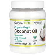 <img alt="California Gold Nutrition, Superfoods, Cold Pressed Organic Virgin Coconut Oil, 54 fl oz (1.6 L)" title="California Gold Nutrition, Superfoods, Cold Pressed Organic Virgin Coconut Oil, 54 fl oz (1.6 L),898220012671"