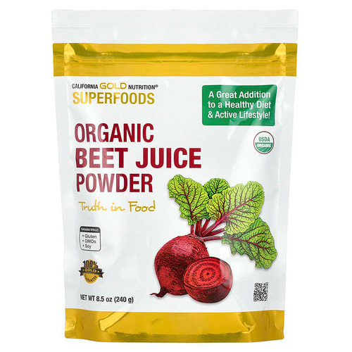 <img alt="California Gold Nutrition, Superfoods, Organic Beet Juice Powder, 8.5 oz (240 g)" title="California Gold Nutrition, Superfoods, Organic Beet Juice Powder, 8.5 oz (240 g),898220012138"