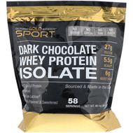California Gold Nutrition, Dark Chocolate Whey Protein Isolate, 5 lbs (2270 g)
