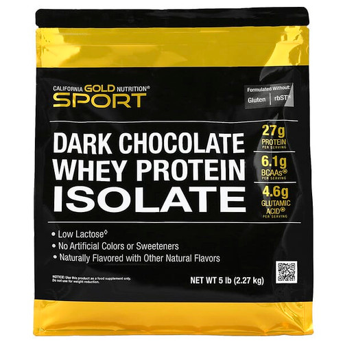 <img alt="California Gold Nutrition, Sport, Whey Protein Isolate, Dark Chocolate, 5 lb (2.27 kg)" title="California Gold Nutrition, Sport, Whey Protein Isolate, Dark Chocolate, 5 lb (2.27 kg),898220012039"