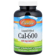 <img alt="Carlson, Liquid Filled Cal-600, 600 mg, 100 Soft Gels" title="Carlson, Liquid Filled Cal-600, 600 mg, 100 Soft Gels,088395051517"