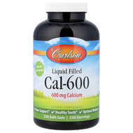 <img alt="Carlson, Liquid Filled Cal-600, 600 mg, 250 Soft Gels" title="Carlson, Liquid Filled Cal-600, 600 mg, 250 Soft Gels,088395051524"
