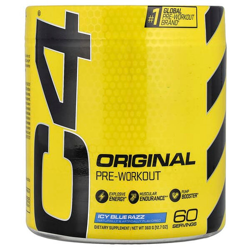 <img alt="C4 - Cellucor, C4 Original, Pre-Workout, Icy Blue Razz, 12.7 oz (360 g)" title="C4 - Cellucor, C4 Original, Pre-Workout, Icy Blue Razz, 12.7 oz (360 g),842595104455"