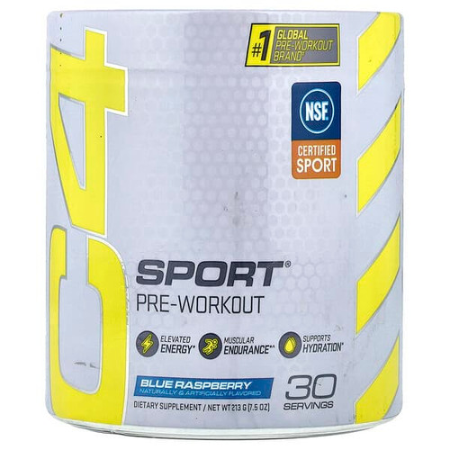<img alt="C4 - Cellucor, C4 Sport, Pre-Workout, Blue Raspberry, 7.5 oz (213 g)" title="C4 - Cellucor, C4 Sport, Pre-Workout, Blue Raspberry, 7.5 oz (213 g),810390029198"