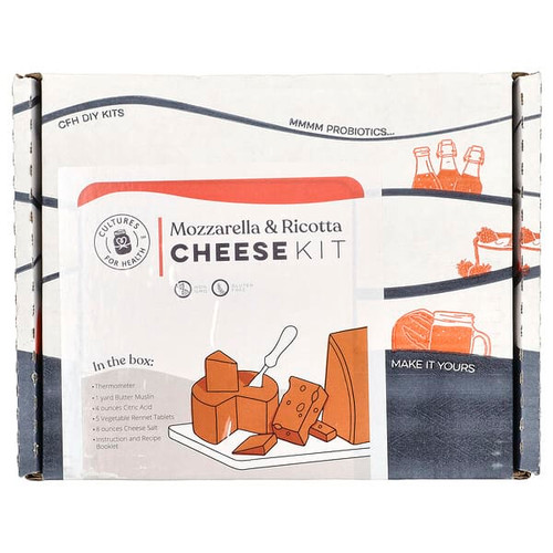 <img alt="Cultures for Health, Cheese Kit, Mozzarella & Ricotta, 1 Kit" title="Cultures for Health, Cheese Kit, Mozzarella & Ricotta, 1 Kit,814598020100"