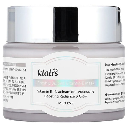 <img alt="Dear, Klairs, Freshly Juiced Vitamin E Beauty Mask, 3.17 oz (90 g)" title="Dear, Klairs, Freshly Juiced Vitamin E Beauty Mask, 3.17 oz (90 g),8809115024046"