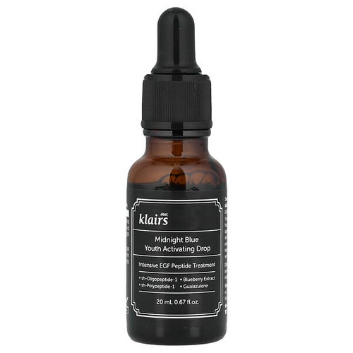 <img alt="Dear, Klairs, Midnight Blue Youth Activating Drop, 0.67 fl oz (20 ml)" title="Dear, Klairs, Midnight Blue Youth Activating Drop, 0.67 fl oz (20 ml),8809115023681"