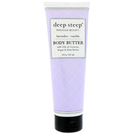 Deep Steep, Body Butter, Lavender Vanilla, 8 fl oz (237 ml)