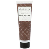 Deep Steep Coconut Body Butter Vanilla Coconut -- 8 oz