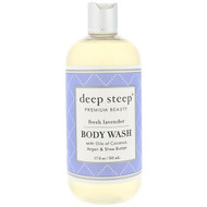 Deep Steep, Body Wash, Fresh Lavender, 17 fl oz (503 ml)