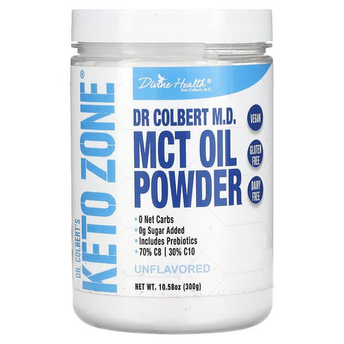 <img alt="Divine Health, Dr. Colberts Keto Zone, MCT Oil Powder, Unflavored, 10.58 oz (300 g)" title="Divine Health, Dr. Colberts Keto Zone, MCT Oil Powder, Unflavored, 10.58 oz (300 g),857772008099"