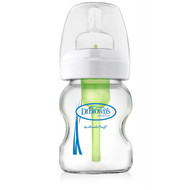 Dr. Browns, Natural Flow, Wide-Neck, 0+ Months, 1 Glass Bottle, 5 oz (150 ml)